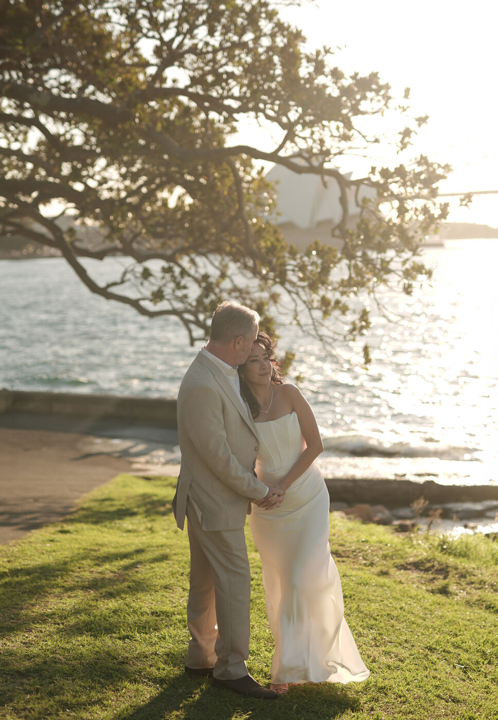 May and Shane by the water
